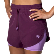 Женские шорты Hayabusa Mid Rise Layered Shorts m фиолетовый