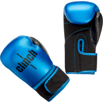 Перчатки для бокса Clinch Aero Black/Blue 14унц. синий