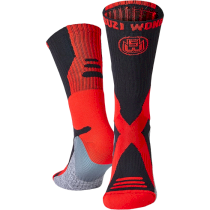 Носки Suzi Wong X-Sole Boxing Socks Black/Red красный
