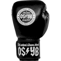 Боксерские перчатки Hardcore Training OSYB MF 8унц. черный