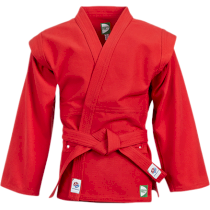Куртка для самбо Green Hill Мастер Red 40/150 красный