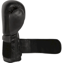 Боксерские перчатки Hardcore Training Premium Matte Black/Black 16унц. черный