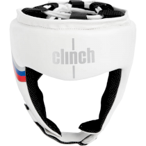 Боксерский шлем Clinch Olimp C112 белый xl