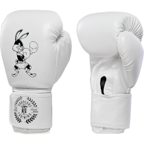 Боксерские перчатки Hardcore Training Surprise PU White 12унц. белый