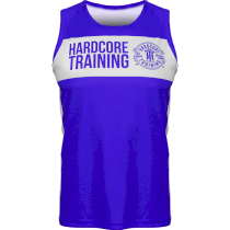 Тренировочная майка Hardcore Training Blue/White XL синий