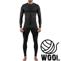 Комплект мужского термобелья V-Motion Tactic Wool Черный размер s 