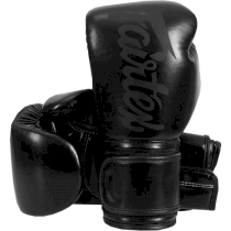 Детские боксерские перчатки Fairtex BGV14 Solid Black 8унц. черный