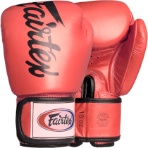Боксерские перчатки Fairtex BGV19 Tight Fit Deluxe Pink 10унц. розовый