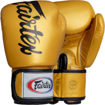 Боксерские перчатки Fairtex BGV19 Tight Fit Deluxe Yellow 16унц. желтый