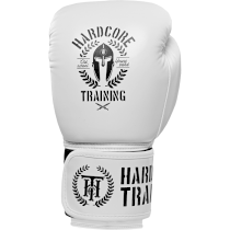 Боксерские перчатки Hardcore Training Helmet PU White 12унц. белый
