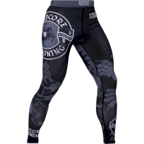 Компрессионные штаны Hardcore Training Heraldry Black s черный