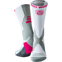 Носки Suzi Wong X-Sole Boxing Socks White/Neon Pink розовый