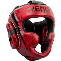 Боксерский шлем Venum Elite Red Camo красный 