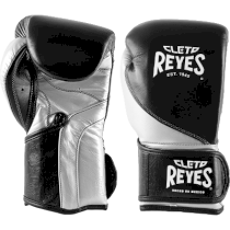 Тренировочные перчатки Cleto Reyes E700 Black/Silver 16унц. серебряный