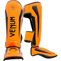 Детская защита голени Venum Elite Neo Orange