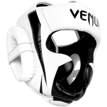 Боксерский шлем Venum Elite White/Black Taille Unique черный one size