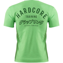 Футболка Hardcore Training No-Gi Grappling Neon Green Melange XL 