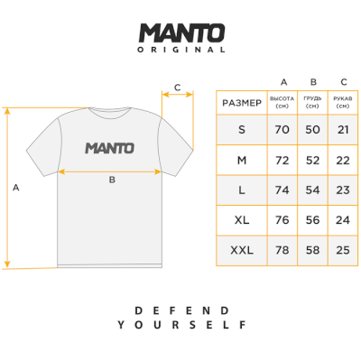 Тренировочная футболка Manto Logo - фото 1
