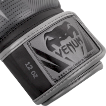 Перчатки Venum Elite Black/Dark Camo 12 унц. серый
