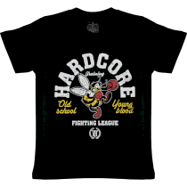Детская футболка Hardcore Training Fighting League Black размер 10лет черный