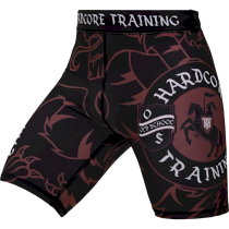 Компрессионные шорты Hardcore Training Heraldry Brown l коричневый