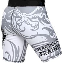 Компрессионные шорты Hardcore Training Heraldry White xs серый
