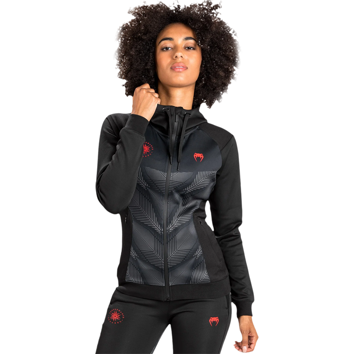 Женская толстовка Venum Phantom Black/Red - фото 1