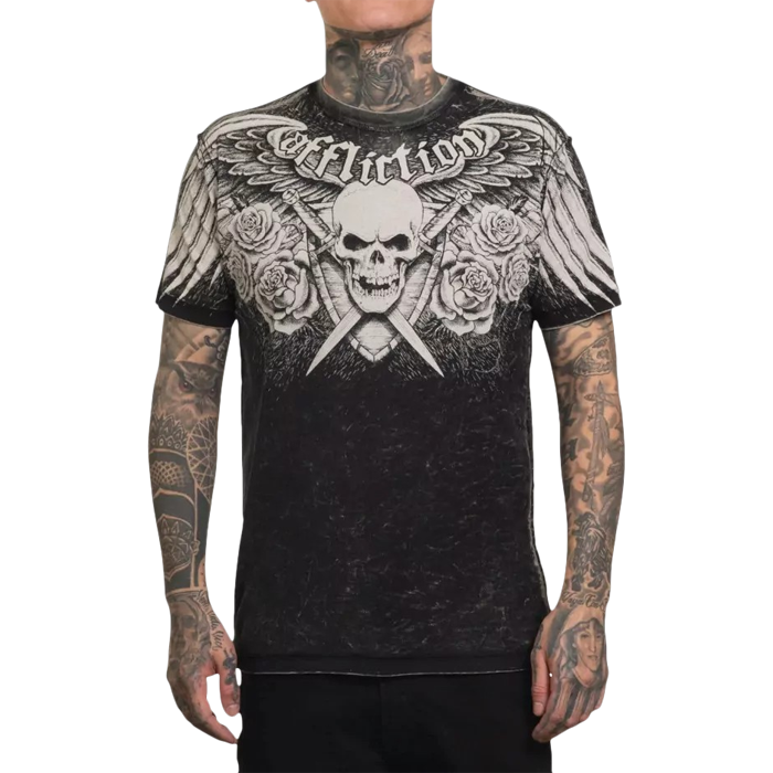 Двусторонняя футболка Affliction Wage Chaos - фото 2