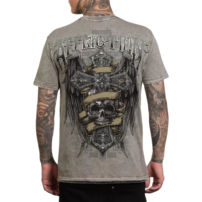 Двусторонняя футболка Affliction Wage Chaos - фото 5