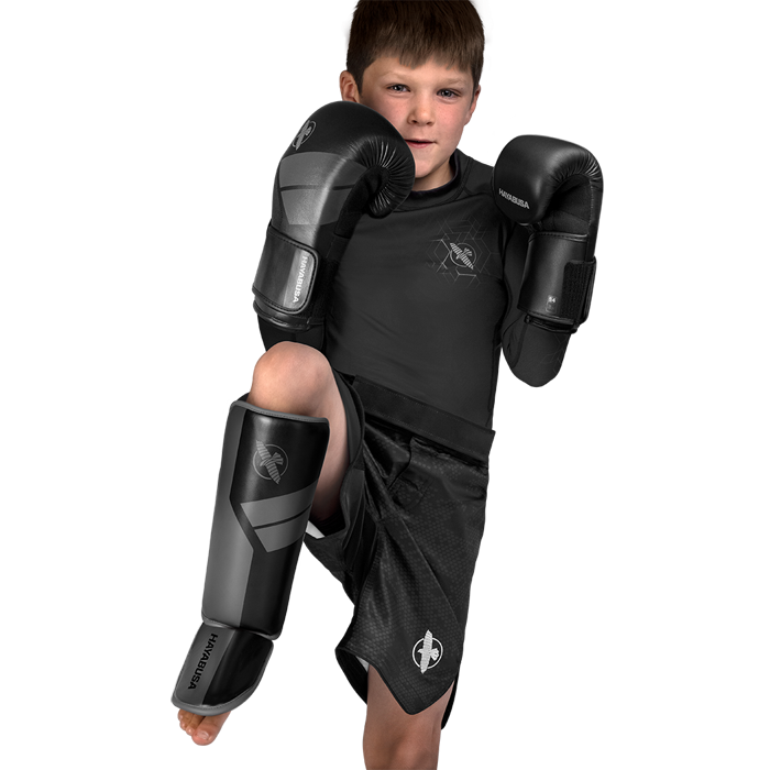 Детские шингарды Hayabusa S4 Black - фото 3