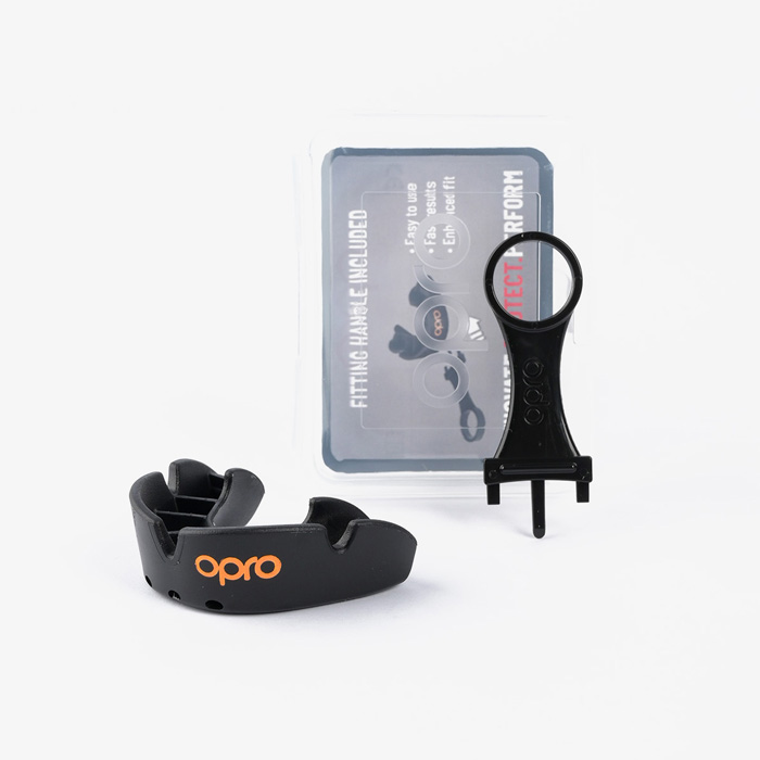 Детская боксерская капа Opro Bronze Level Black - фото 3