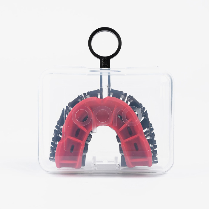 Детская боксерская капа Opro Silver Level Black - фото 3