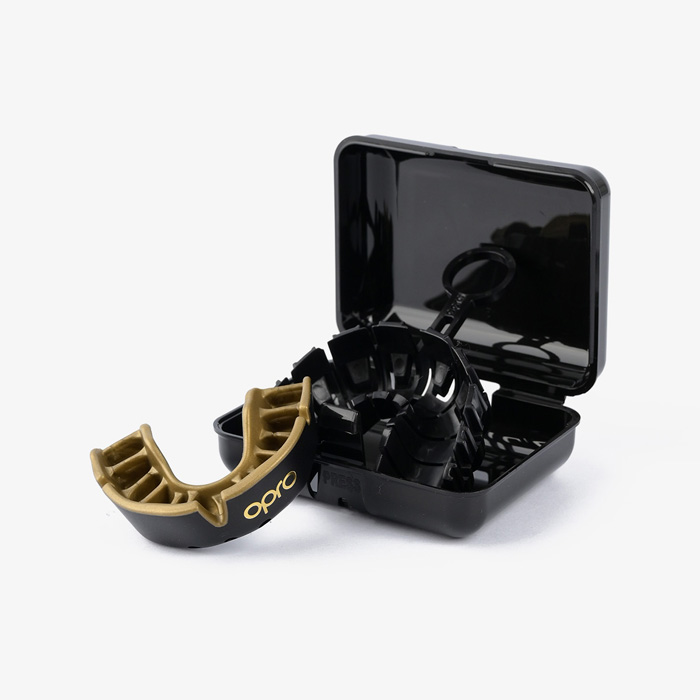 Детская боксерская капа Opro Gold Level Black - фото 3