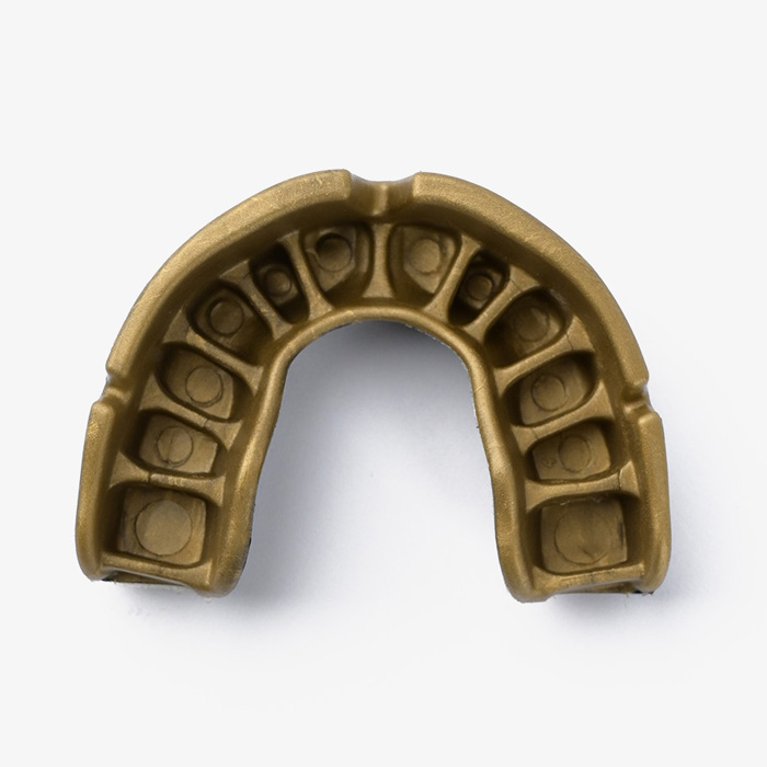 Боксерская капа Opro Gold Level Black Grillz - фото 6