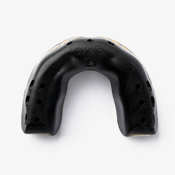 Боксерская капа Opro Gold Level Black Grillz - фото 7