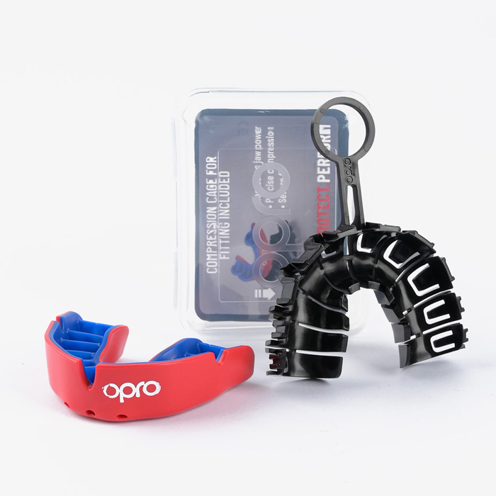 Боксерская капа Opro Silver Level Red - фото 4