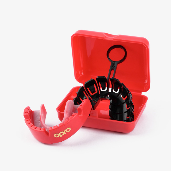 Боксерская капа для брекетов Opro Gold Red - фото 3