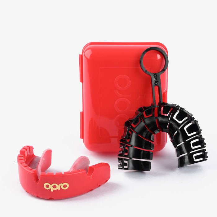 Боксерская капа для брекетов Opro Gold Red - фото 4