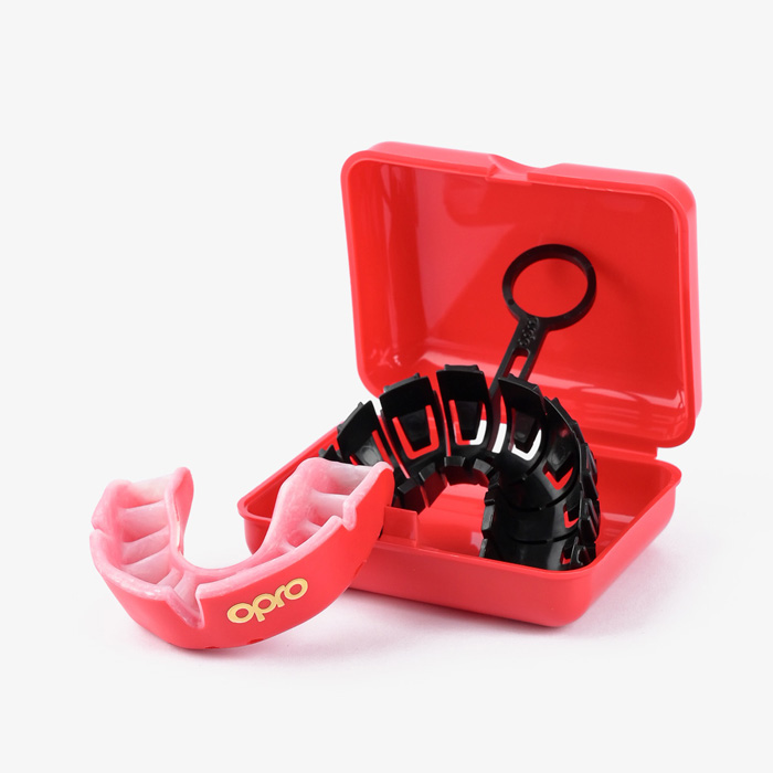 Боксерская капа Opro Gold Level Red - фото 3