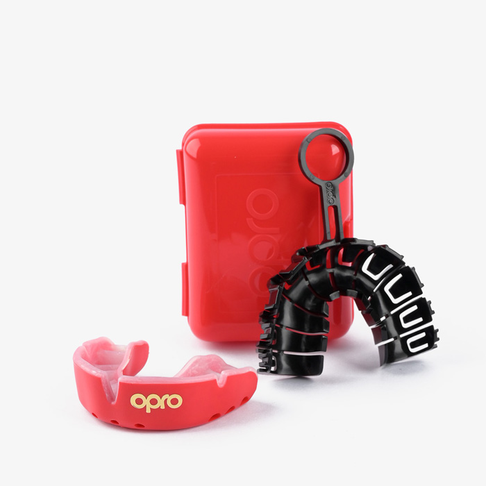 Боксерская капа Opro Gold Level Red - фото 4