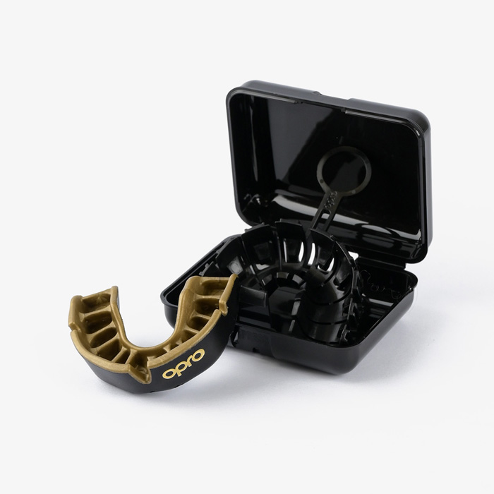 Боксерская капа Opro Gold Level Black - фото 3