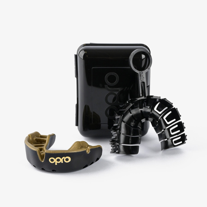 Боксерская капа Opro Gold Level Black - фото 4