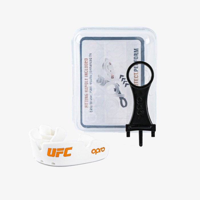 Детская боксерская капа Opro Bronze Level UFC White - фото 4