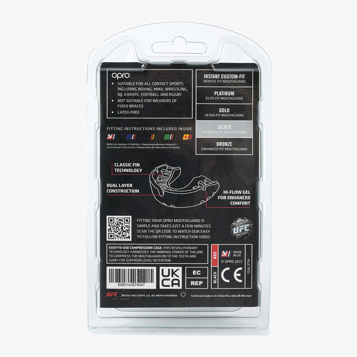 Боксерская капа Opro Silver Level UFC Black - фото 2