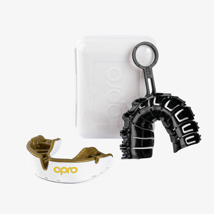 Боксерская капа Opro Gold Level White - фото 4