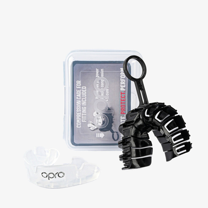 Детская боксерская капа Opro Silver Level Clear - фото 3