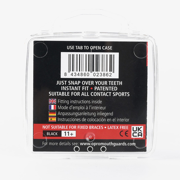 Боксерская капа Opro Snap-Fit Black - фото 2