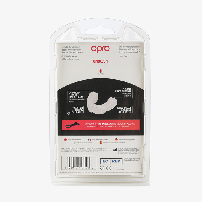 Боксерская капа на нижнюю челюсть с брекетами Opro Lower Braces - фото 2