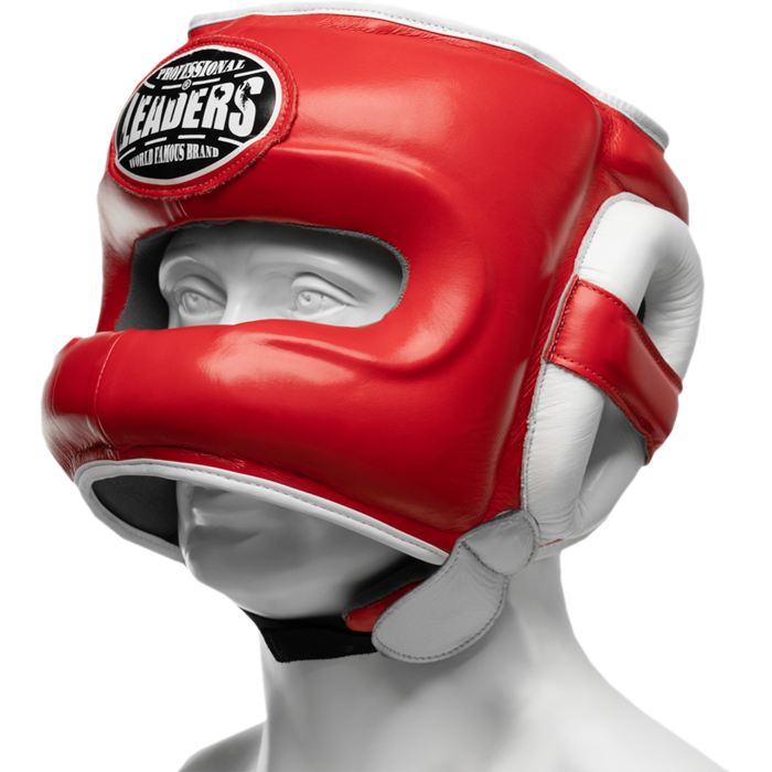 Бамперный шлем Leaders LS3SHGNB RD/WH - фото 1