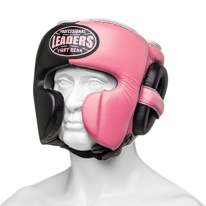 Шлем мексиканского стиля Leaders WAVE BK/PNK - фото 1